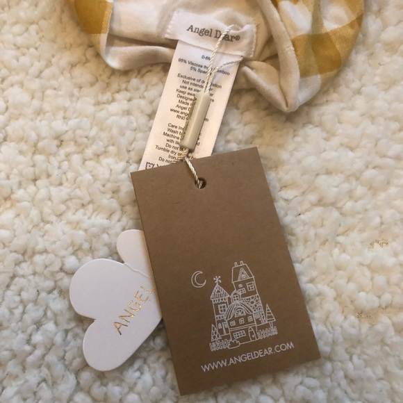 NWT | Angel Dear | Gingham Knot Turban - Picture 2 of 8